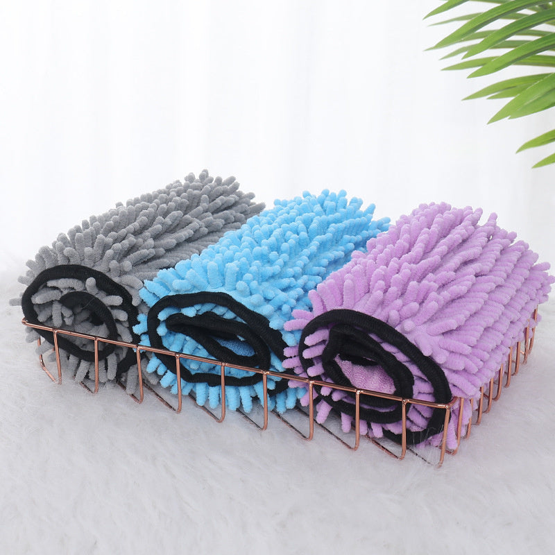 Super Absorbent Microfiber Pet Towel – Quick-Dry, Soft & Reusable for Dogs and Cats