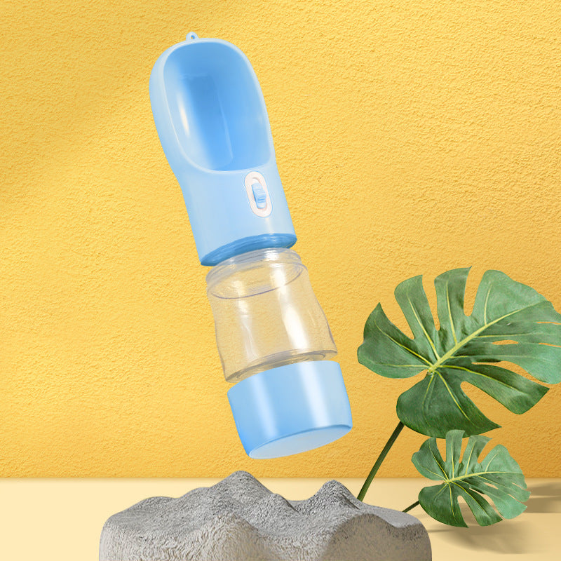 2-in-1 Portable Pet Water Bottle & Food Container
