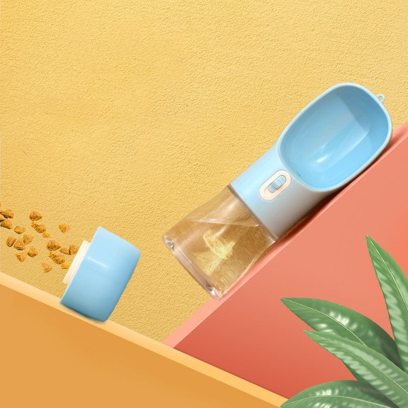 2-in-1 Portable Pet Water Bottle & Food Container