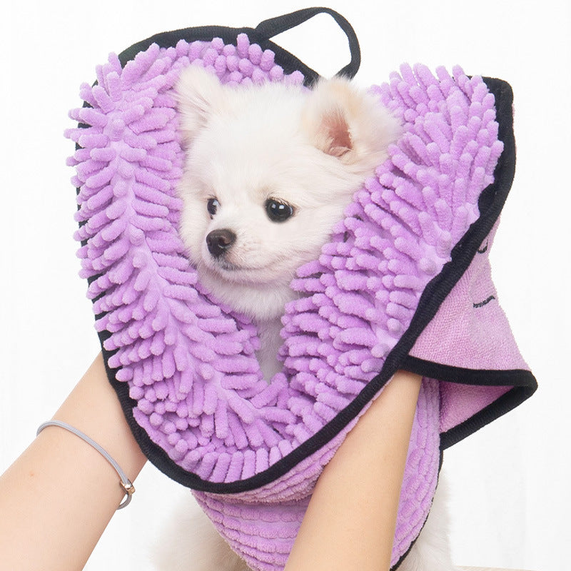 Super Absorbent Microfiber Pet Towel – Quick-Dry, Soft & Reusable for Dogs and Cats