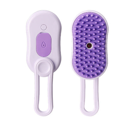 3-in-1 Pet Steam Brush – Grooming, Cleaning & Deodorizing Tool for Dogs and Cats