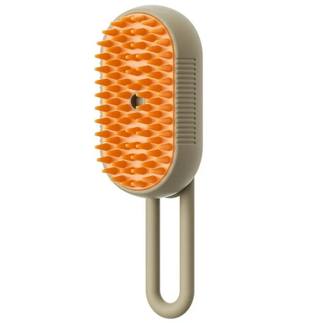 3-in-1 Pet Steam Brush – Grooming, Cleaning & Deodorizing Tool for Dogs and Cats