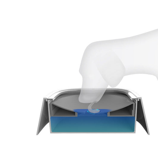 Floating Spill-Proof Water Bowl for Cats and Dogs