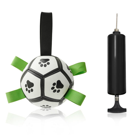Dog Soccer Ball with Ropes – Interactive Toy