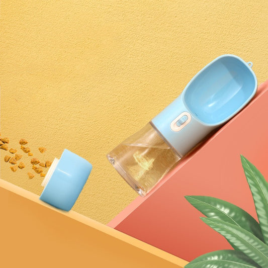 2-in-1 Portable Pet Water Bottle &amp; Food Container