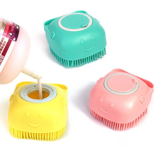 Silicone Grooming Glove Brush for Dogs &amp; Cats – Bath Massage &amp; Shedding Tool