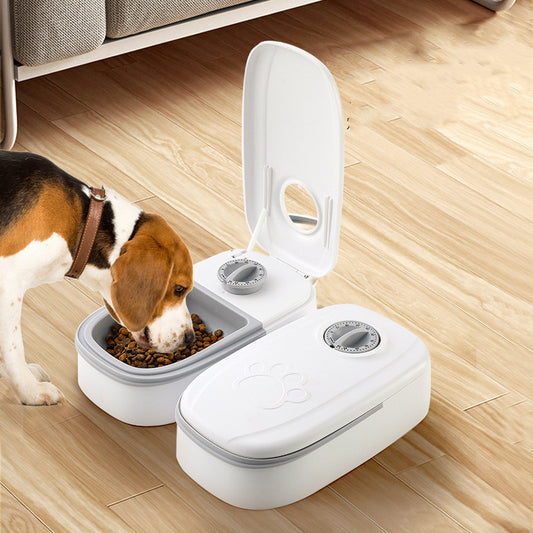 Smart Pet Feeder for Cats and Dogs – Automatic Food Dispenser with Timer &amp; Portion Control